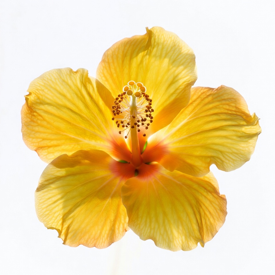 Yellow Hibiscus Flower Yellow Hibiscus Flower