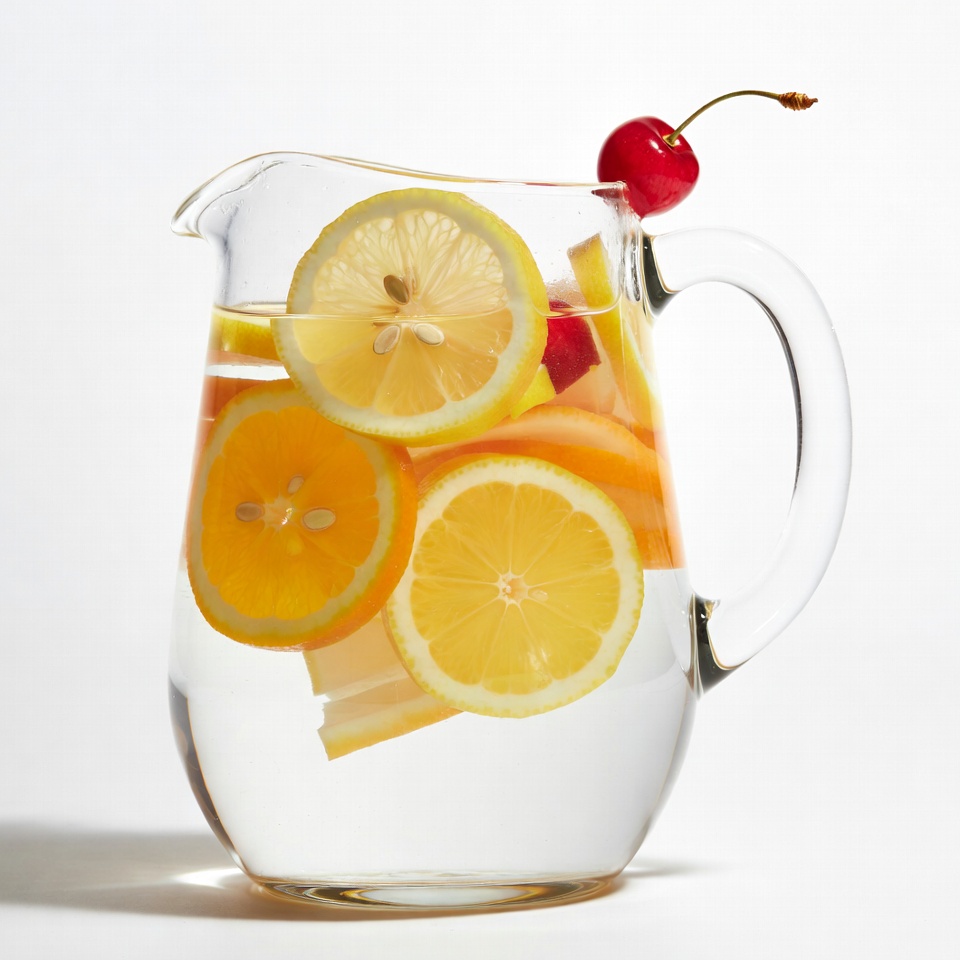 Lemon Orange Cherry Infused Water Pitcher Lemon Orange Cherry Infused Water Pitcher