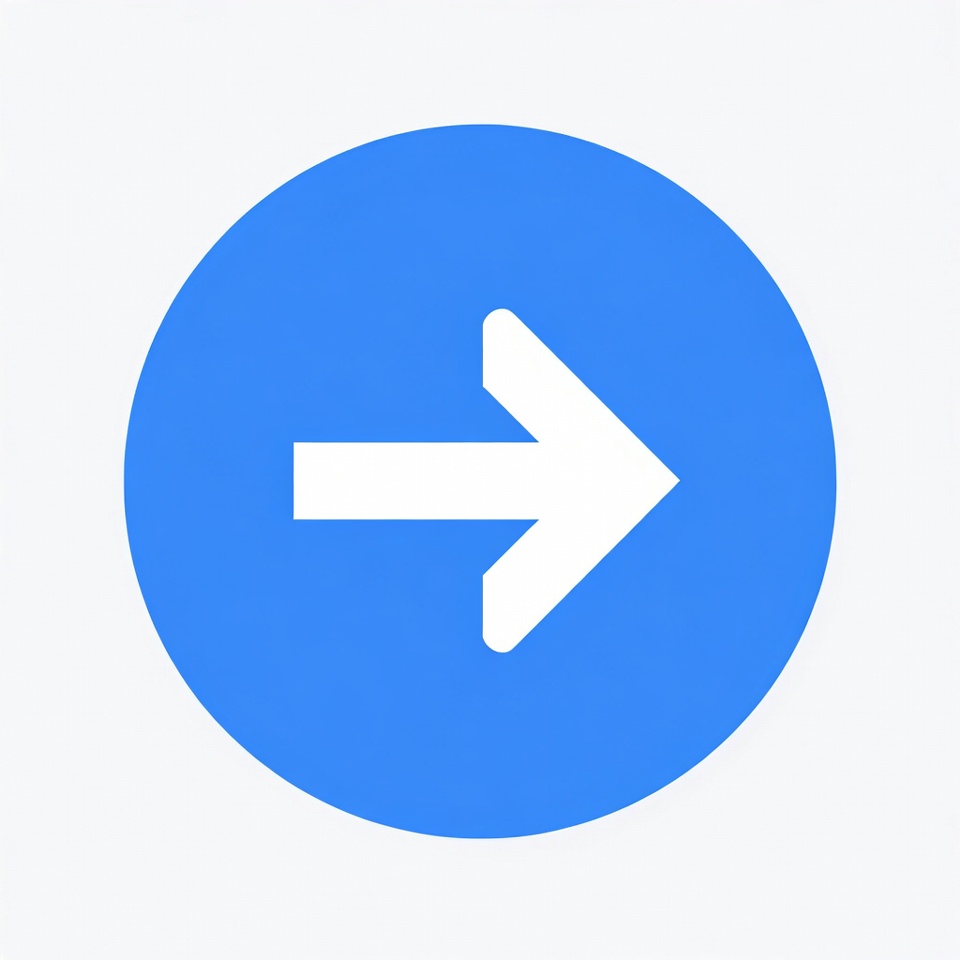 Blue circle right arrow icon Blue circle right arrow icon