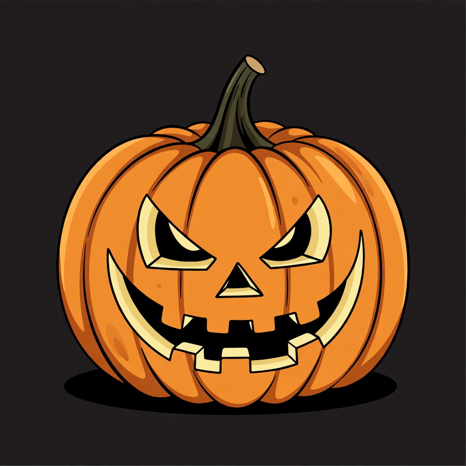 Jack-o'-lantern pumpkin illustration Jack-o'-lantern pumpkin illustration