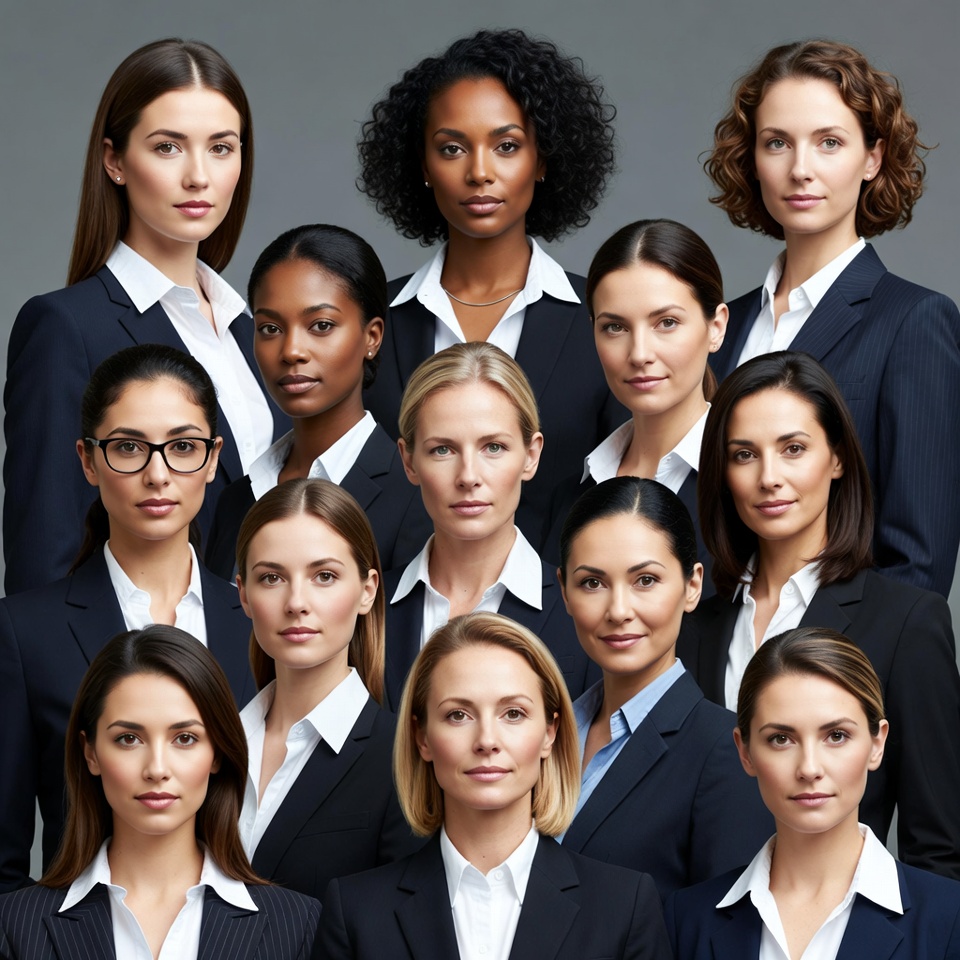 Group of Diverse Professional Women Group of Diverse Professional Women