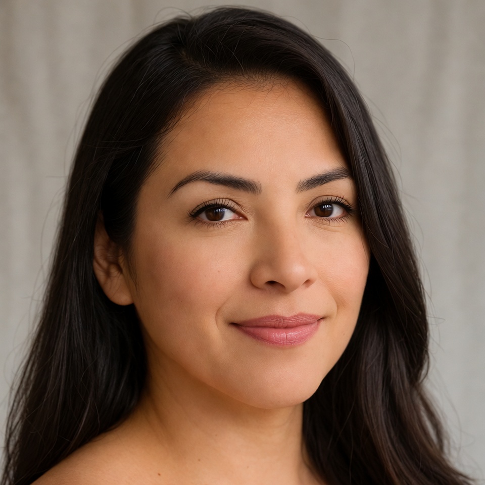 Smiling Latina woman portrait Smiling Latina woman portrait