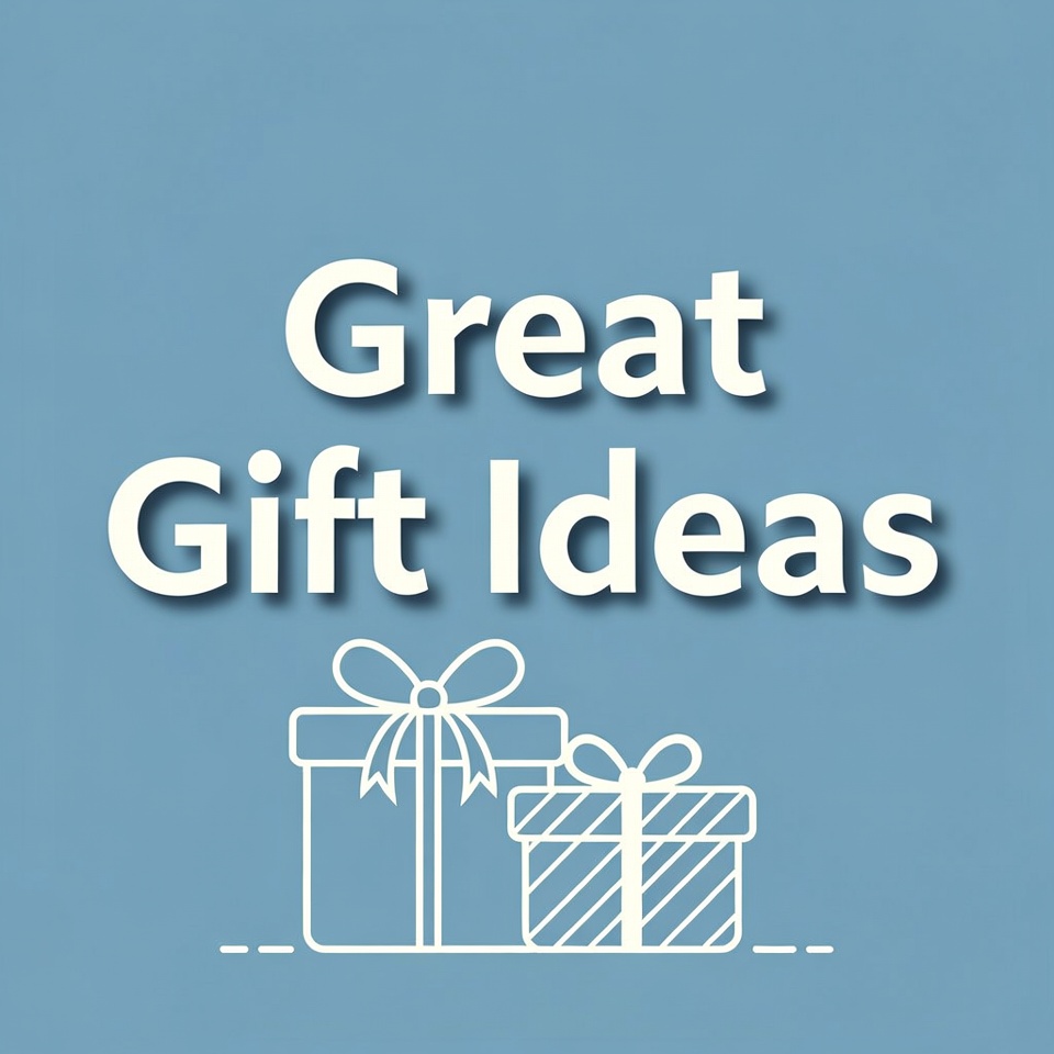 Great Gift Ideas Illustration Great Gift Ideas Illustration