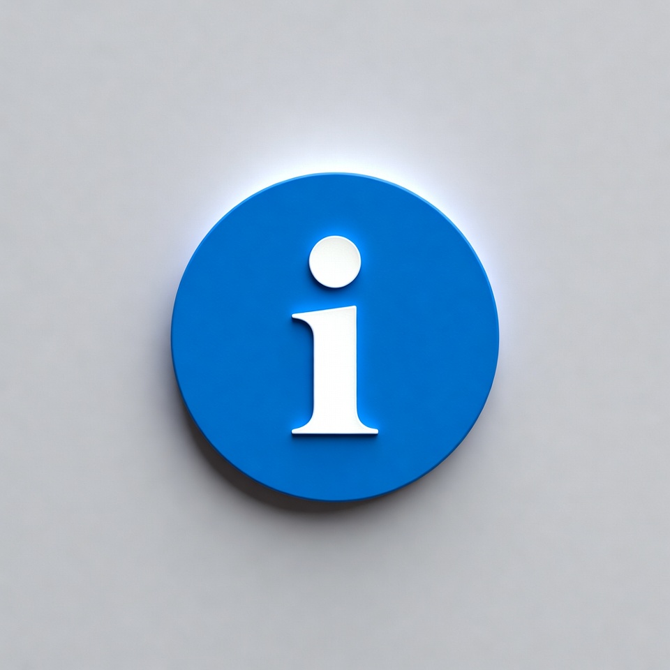 Blue Information Icon Blue Information Icon