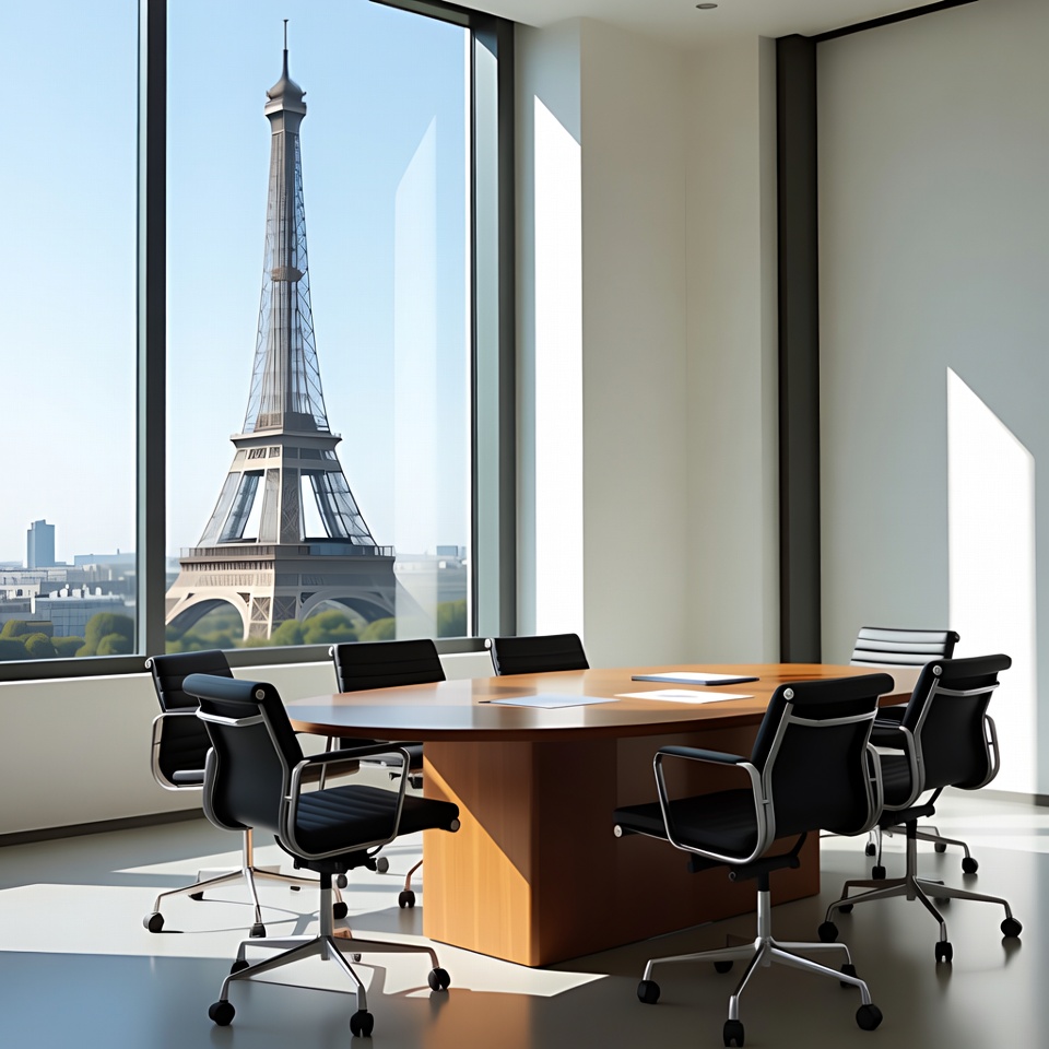 Eiffel Tower View from Conference Room Eiffel Tower View from Conference Room