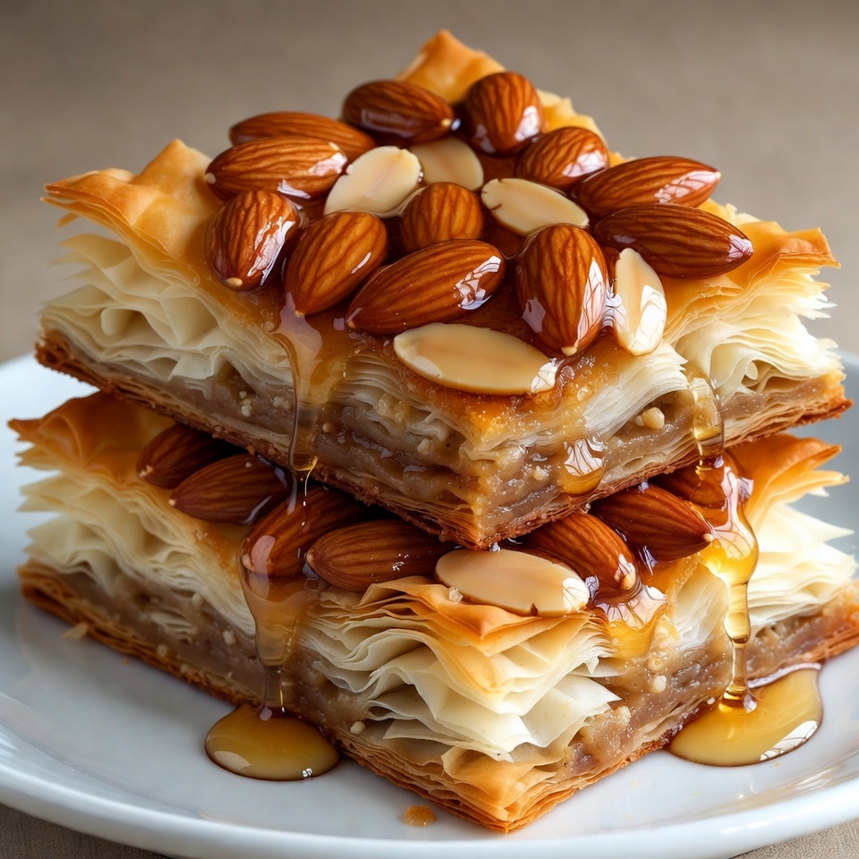 Baklava with Almonds and Honey Baklava with Almonds and Honey