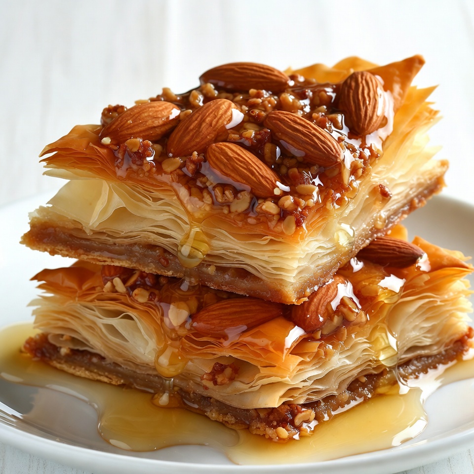 Baklava with Almonds and Honey Baklava with Almonds and Honey