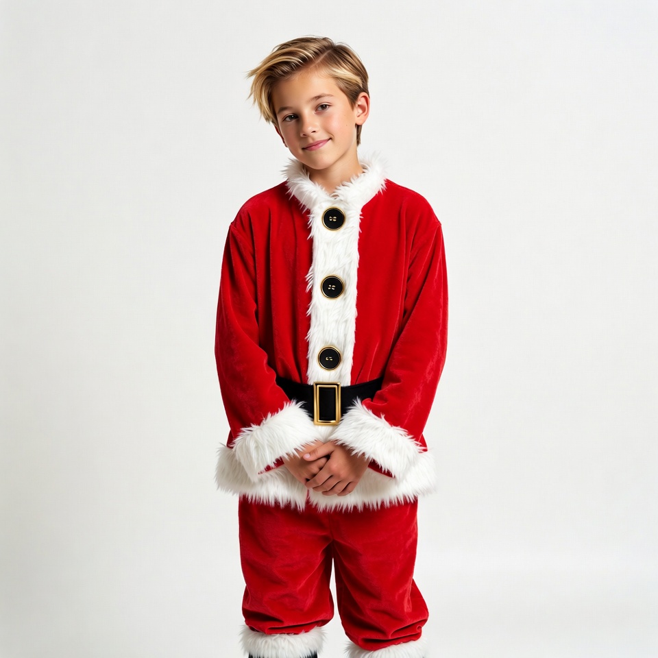 Boy in Santa Claus costume Boy in Santa Claus costume