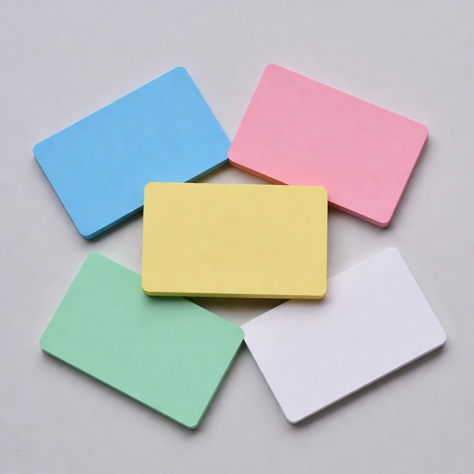Colorful sticky notes arranged in circle Colorful sticky notes arranged in circle