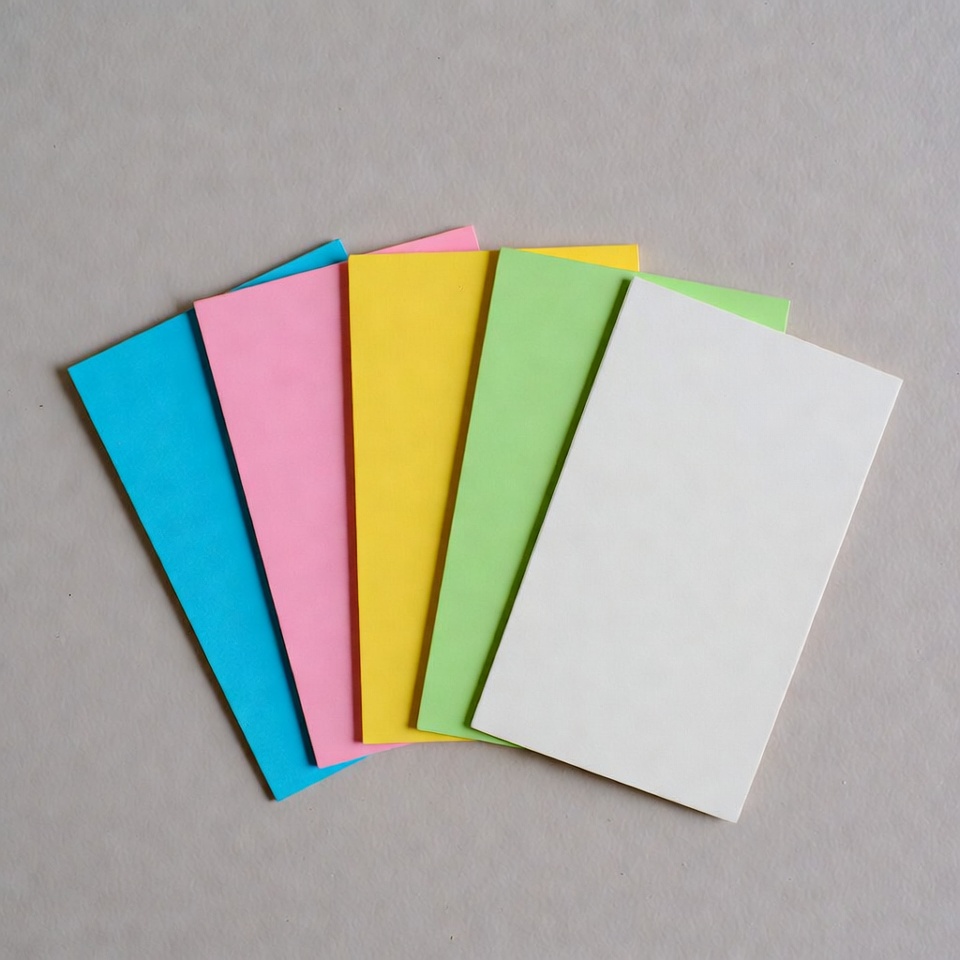 Colorful sticky notes on gray background Colorful sticky notes on gray background