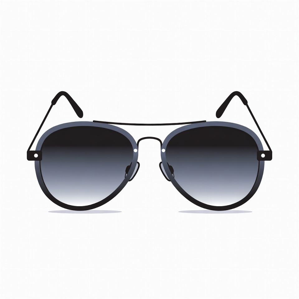 Aviator Sunglasses Illustration Aviator Sunglasses Illustration