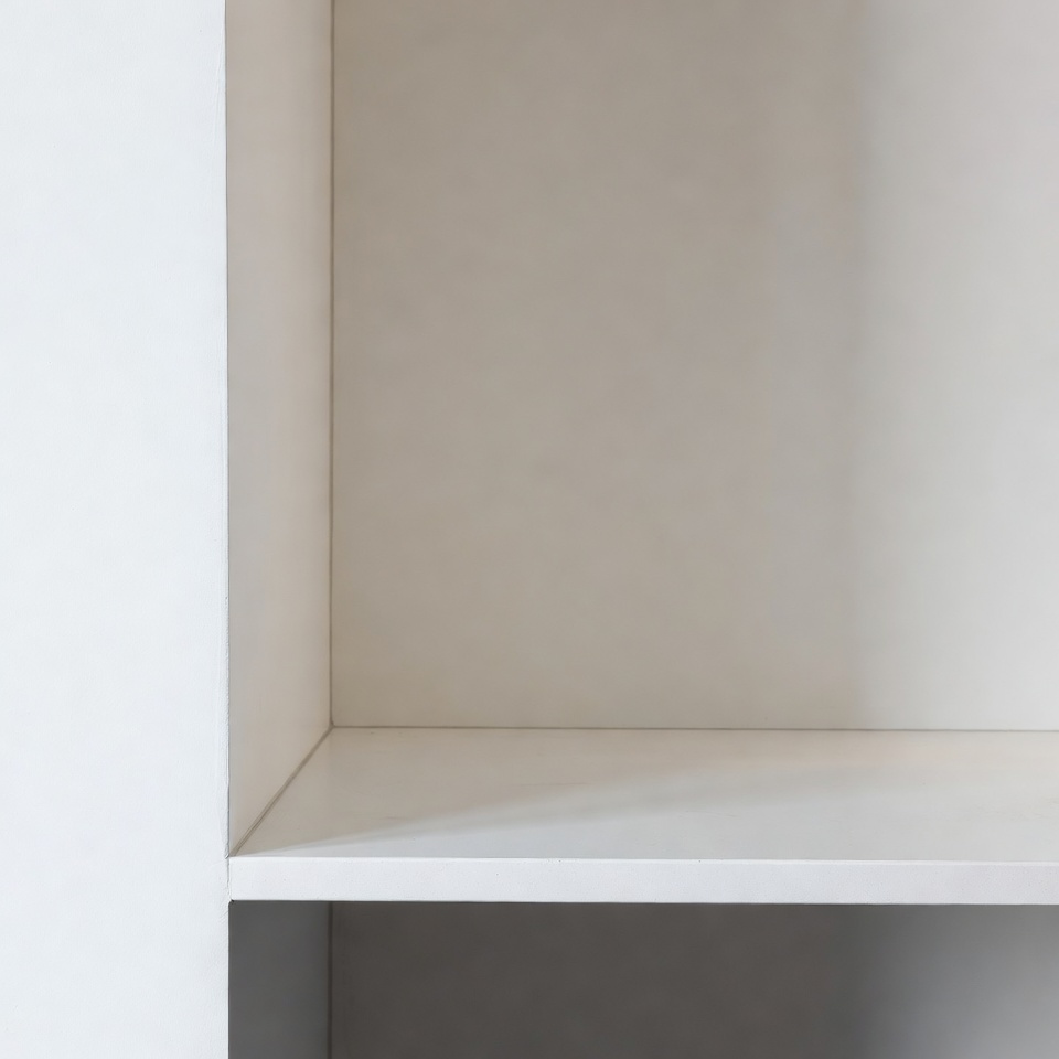 Empty White Wall Shelf Empty White Wall Shelf