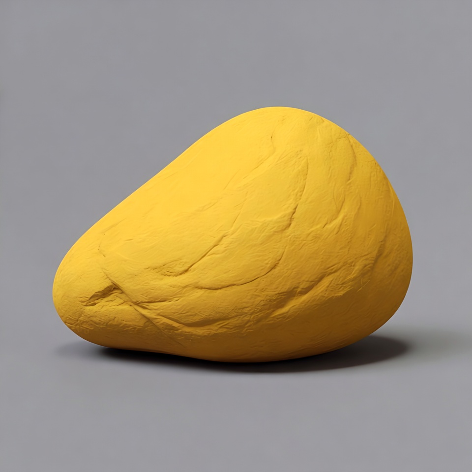 Yellow clay ball Yellow clay ball