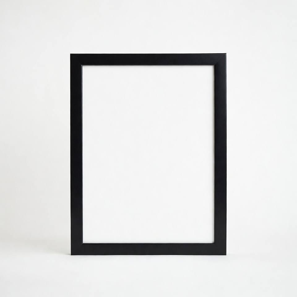 Black Empty Picture Frame Black Empty Picture Frame