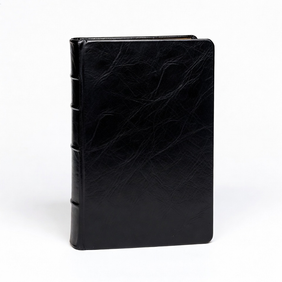 Black Leather Bound Book Black Leather Bound Book