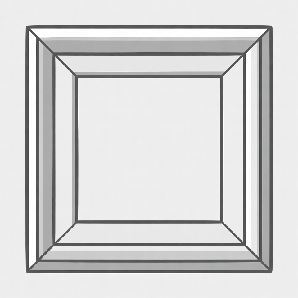 Empty Gray Picture Frame Empty Gray Picture Frame