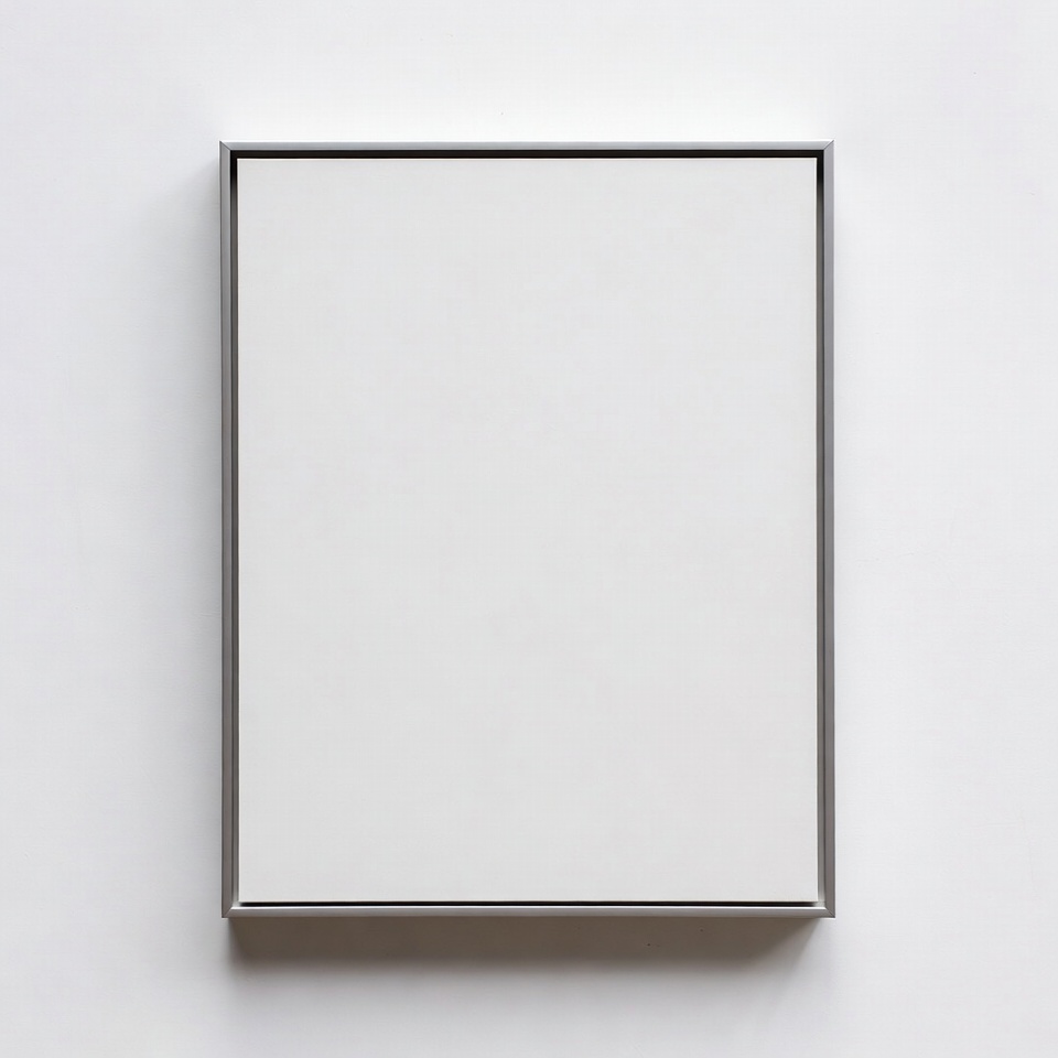 Empty White Framed Picture Empty White Framed Picture