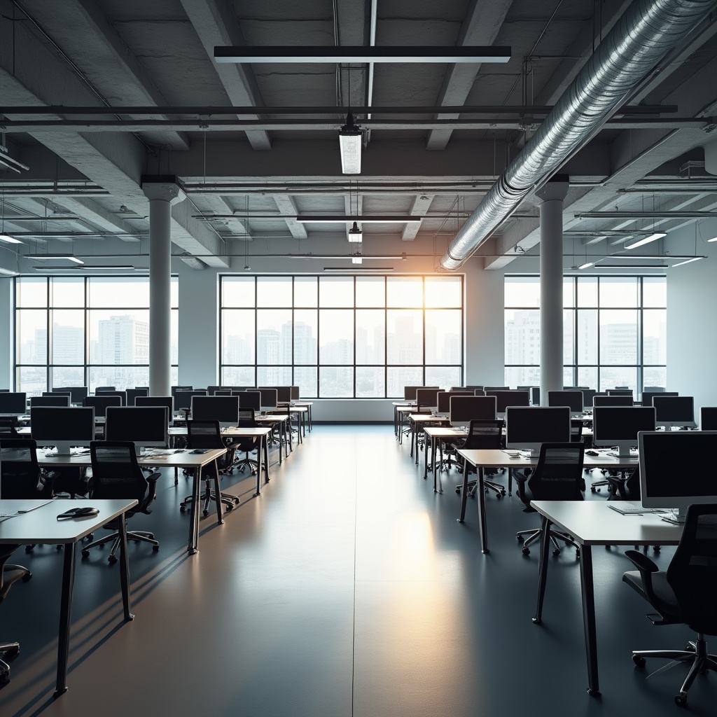 Empty Modern Open-Plan Office Empty Modern Open-Plan Office