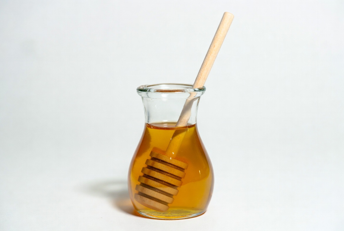 Honey Jar with Wooden Dipper Honey Jar with Wooden Dipper