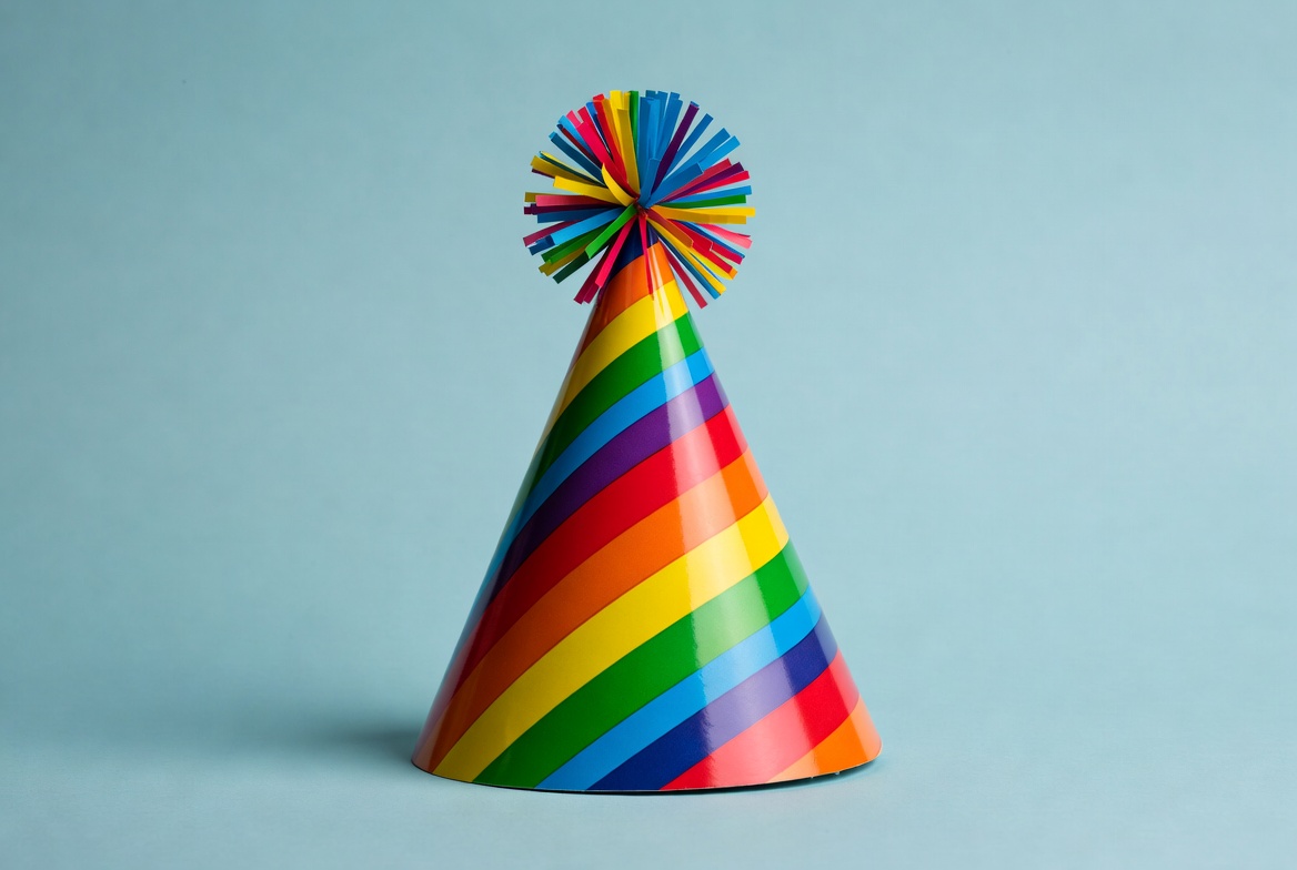 Rainbow Party Hat Rainbow Party Hat