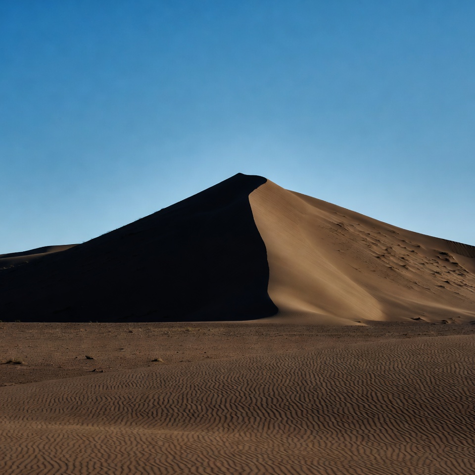 Sand Dune in Desert Sand Dune in Desert