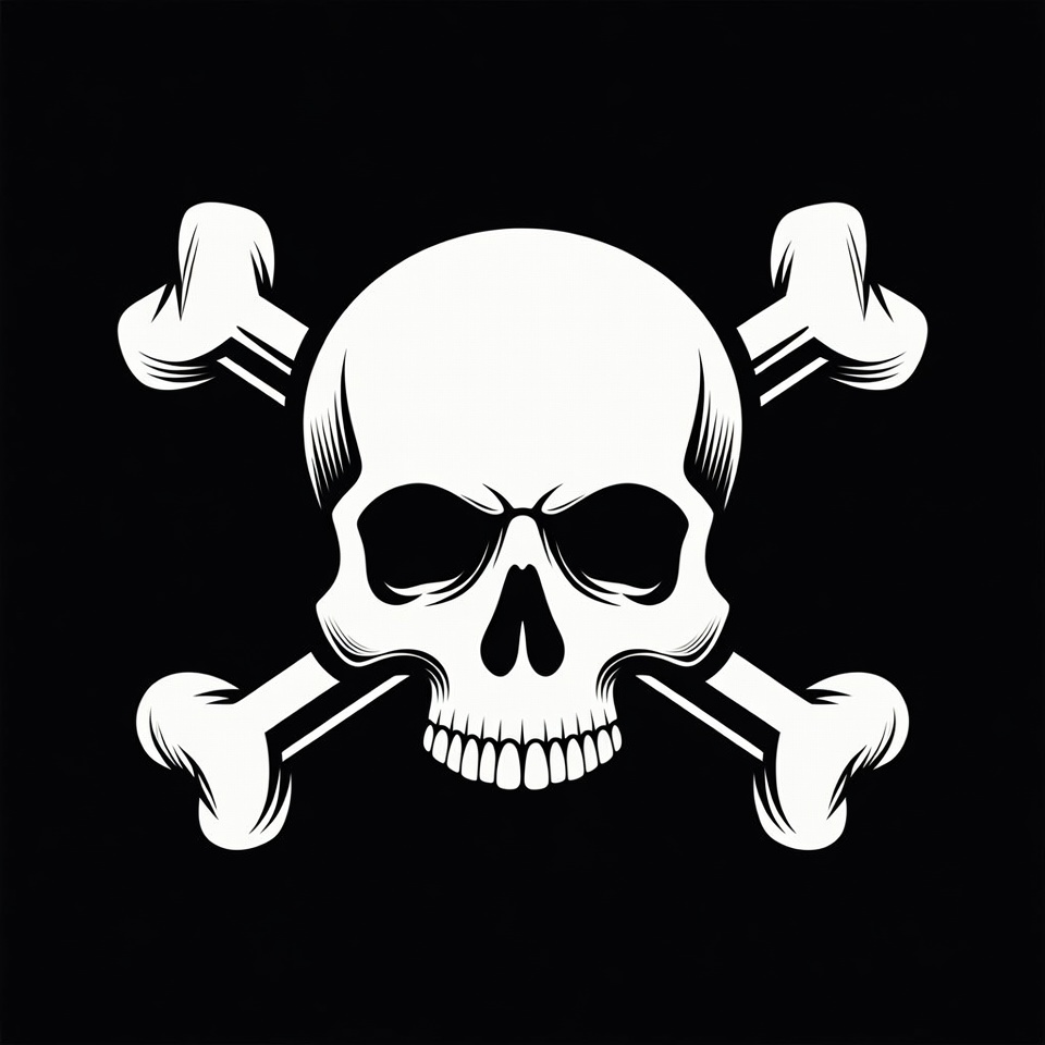 Skull and Crossbones Symbol Skull and Crossbones Symbol