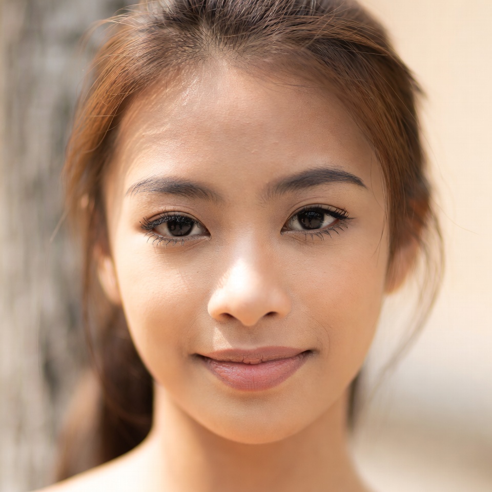 Young Asian woman smiling portrait Young Asian woman smiling portrait