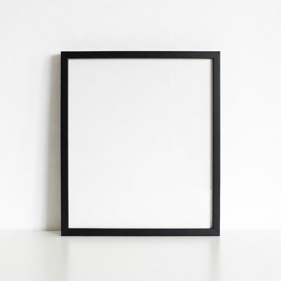 Black Empty Picture Frame Black Empty Picture Frame