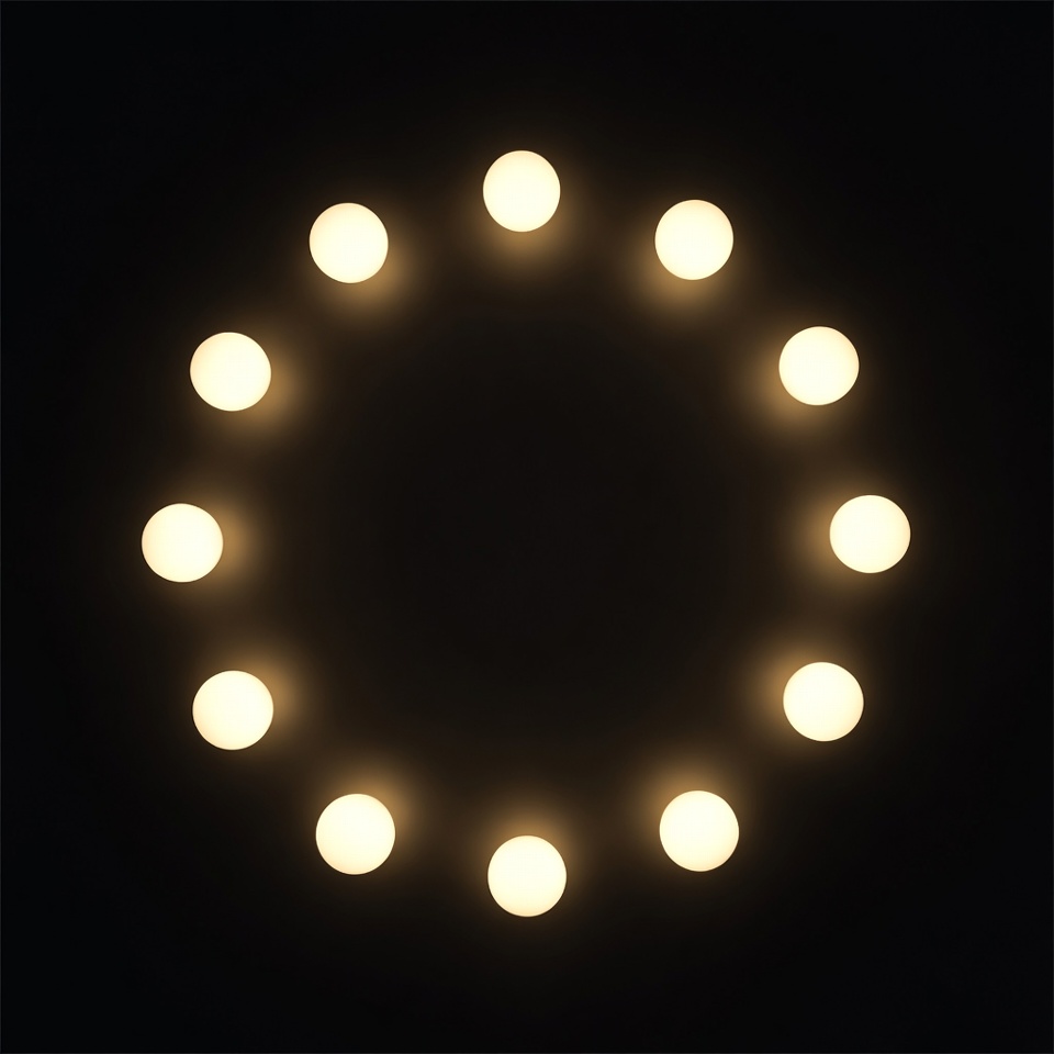 Circle of Bright White Lights Circle of Bright White Lights