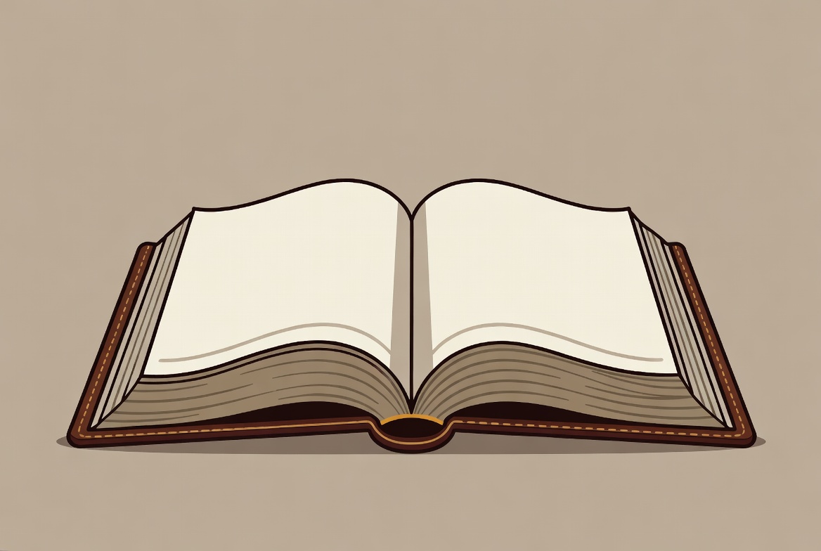 Open Book Illustration Open Book Illustration