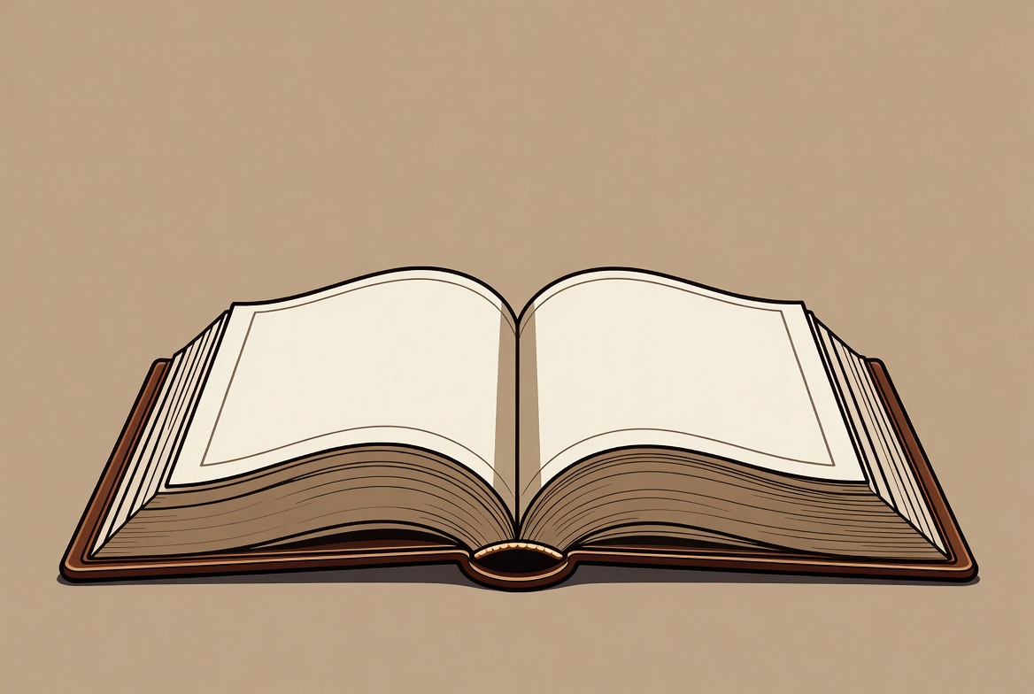 Open Book Illustration Open Book Illustration