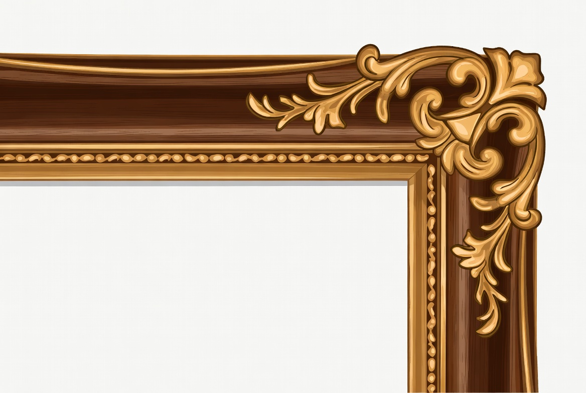 Ornate Gold Picture Frame Ornate Gold Picture Frame