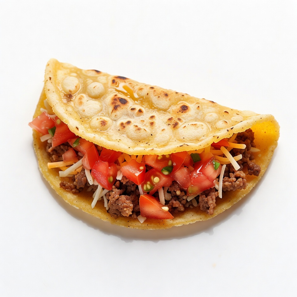 Beef Taco with Tomatoes and Cheese Beef Taco with Tomatoes and Cheese