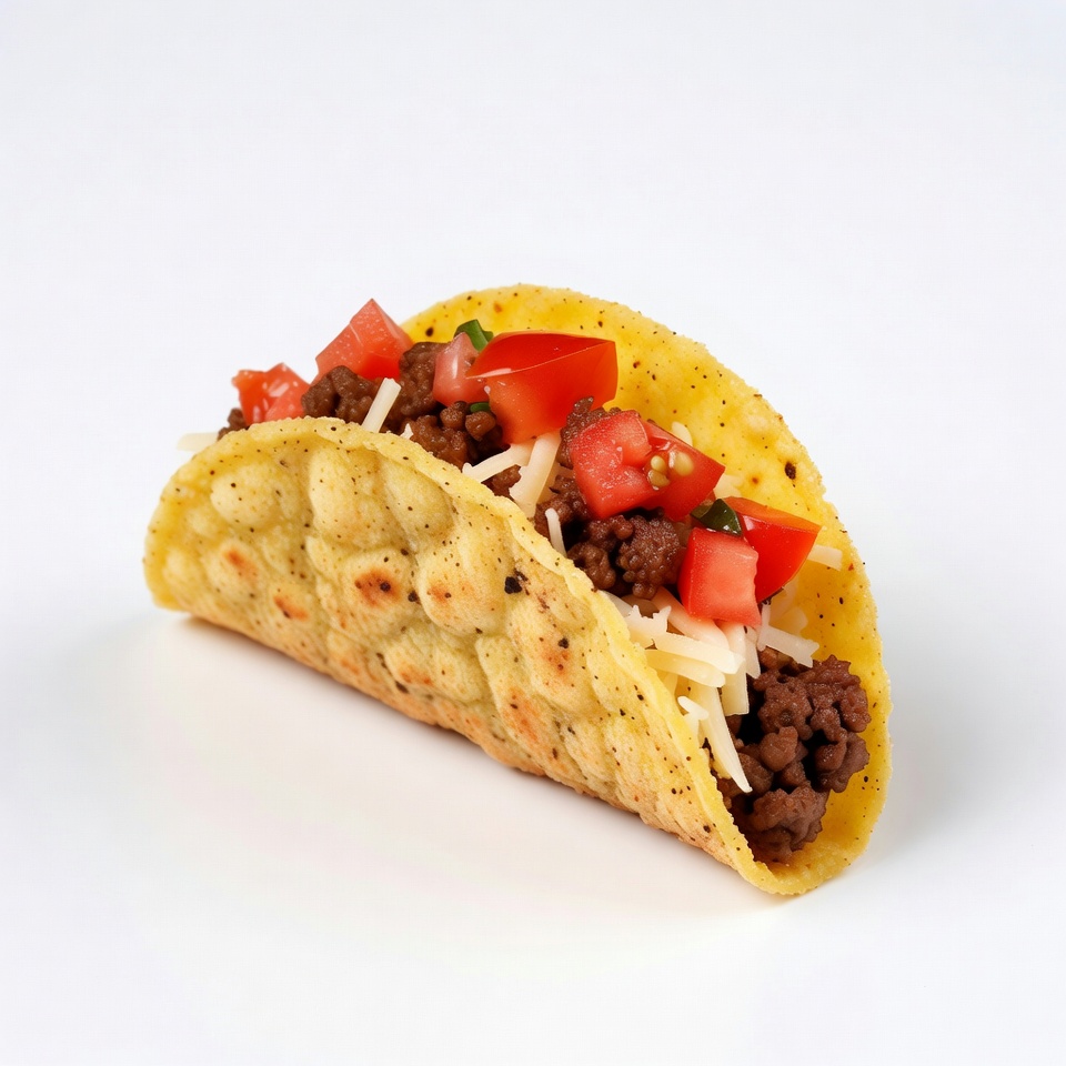 Beef Taco with Tomatoes and Cheese Beef Taco with Tomatoes and Cheese