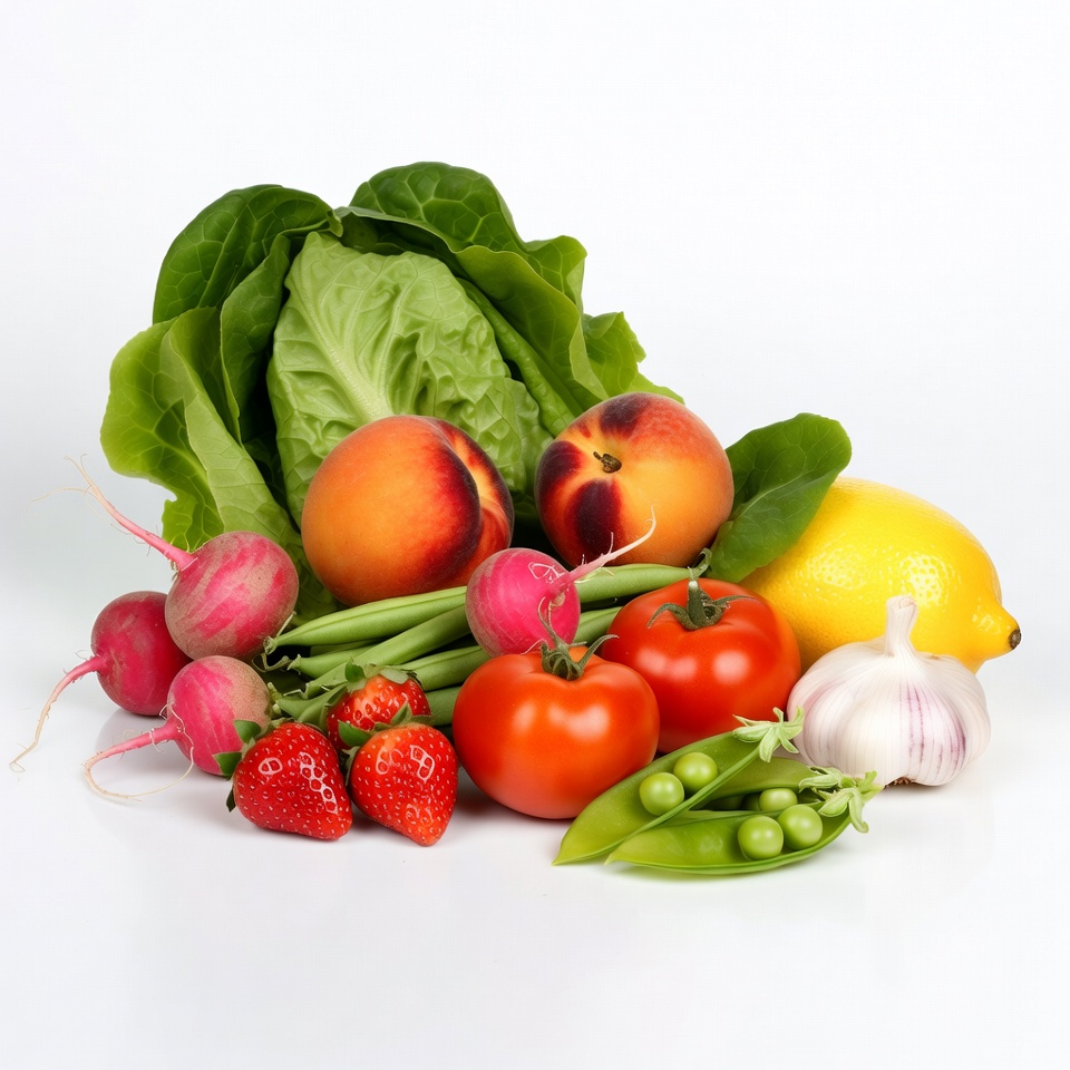 Fresh vegetables and fruits assortment Fresh vegetables and fruits assortment