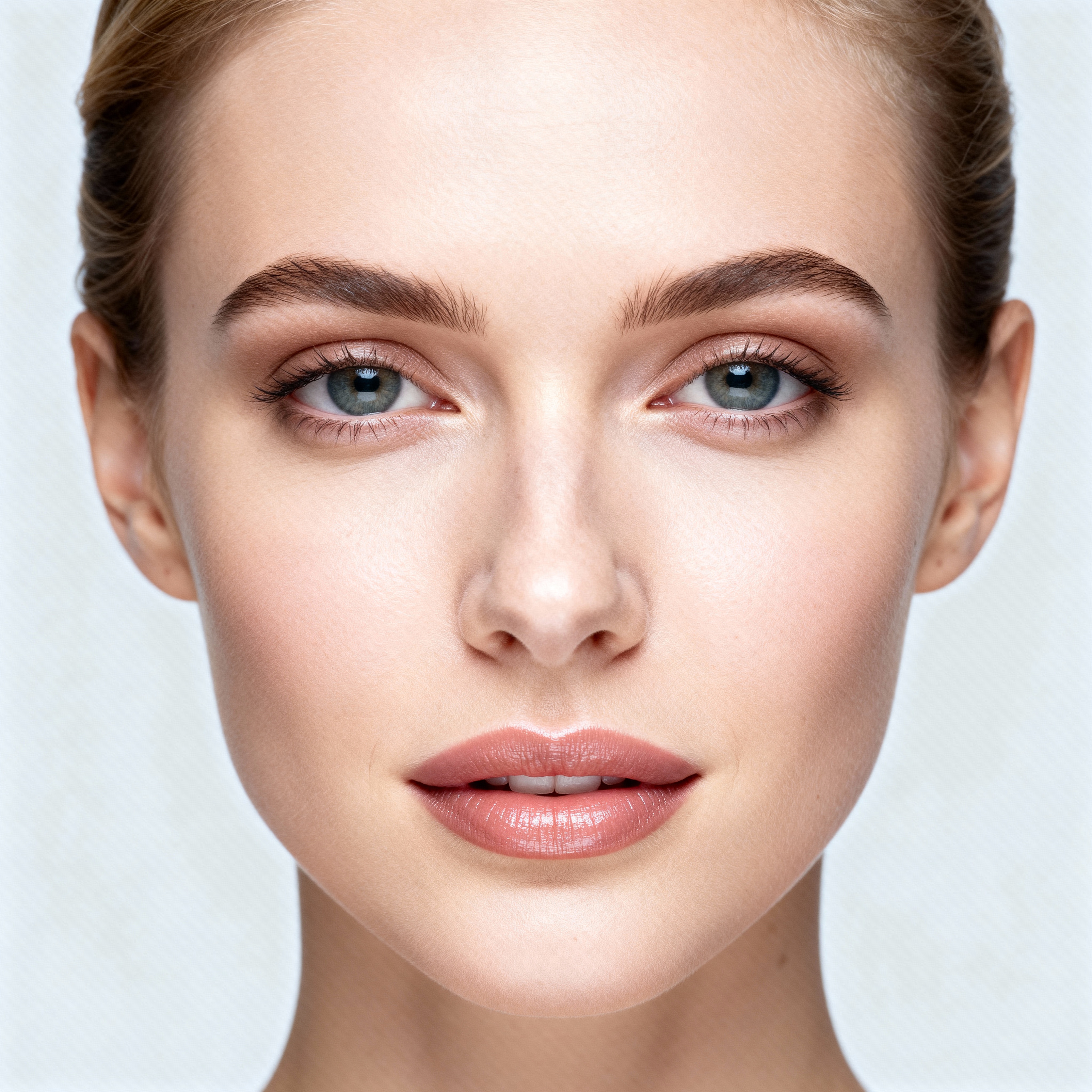 Beautiful blonde woman close-up portrait Beautiful blonde woman close-up portrait