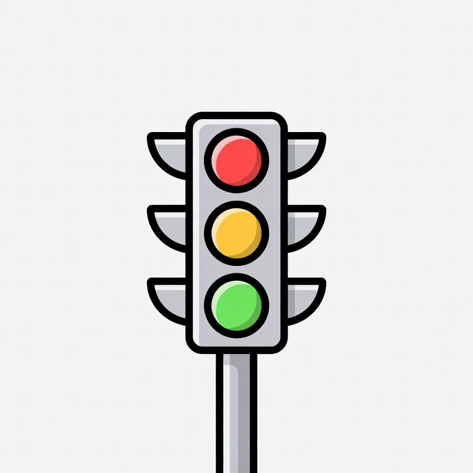 Traffic Light Illustration Traffic Light Illustration