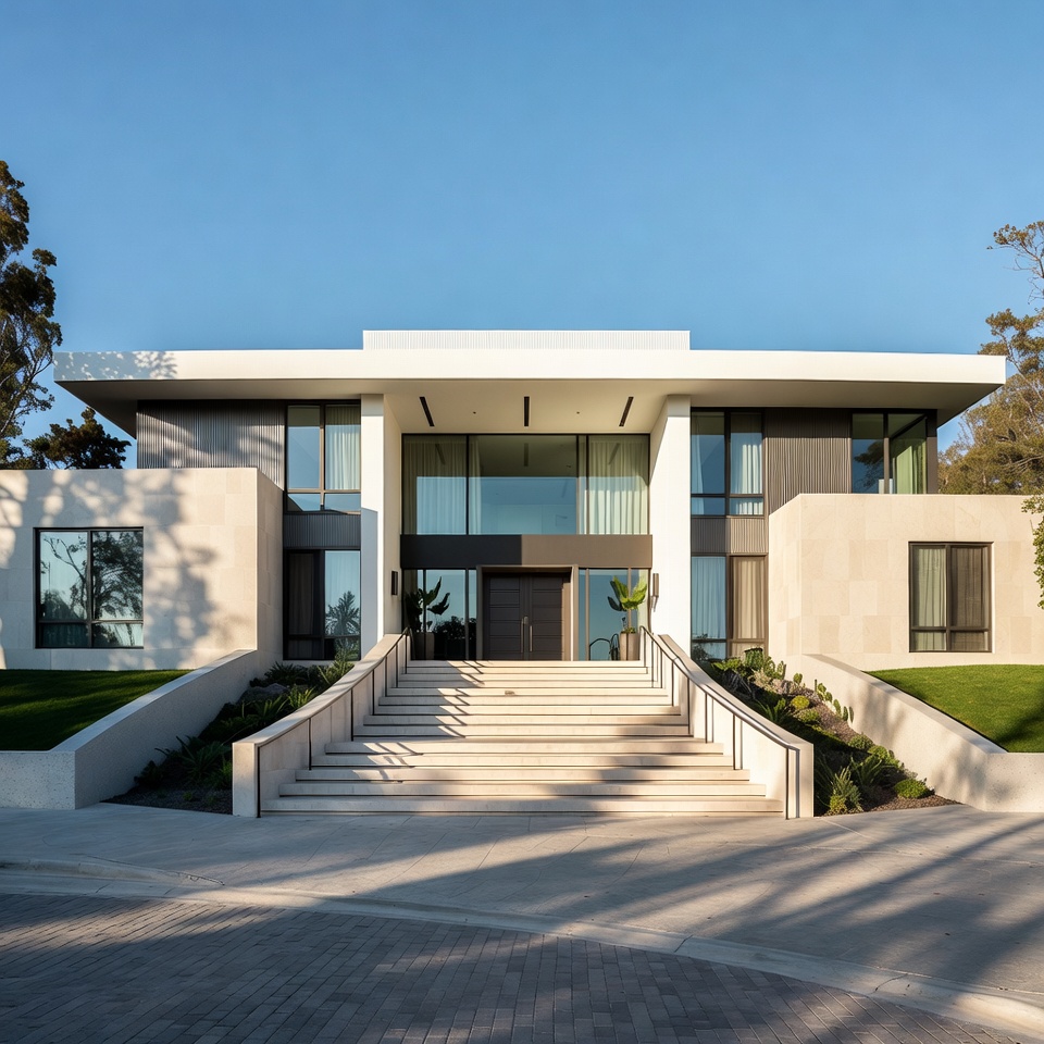 Modern Luxury House with Grand Stairs Modern Luxury House with Grand Stairs