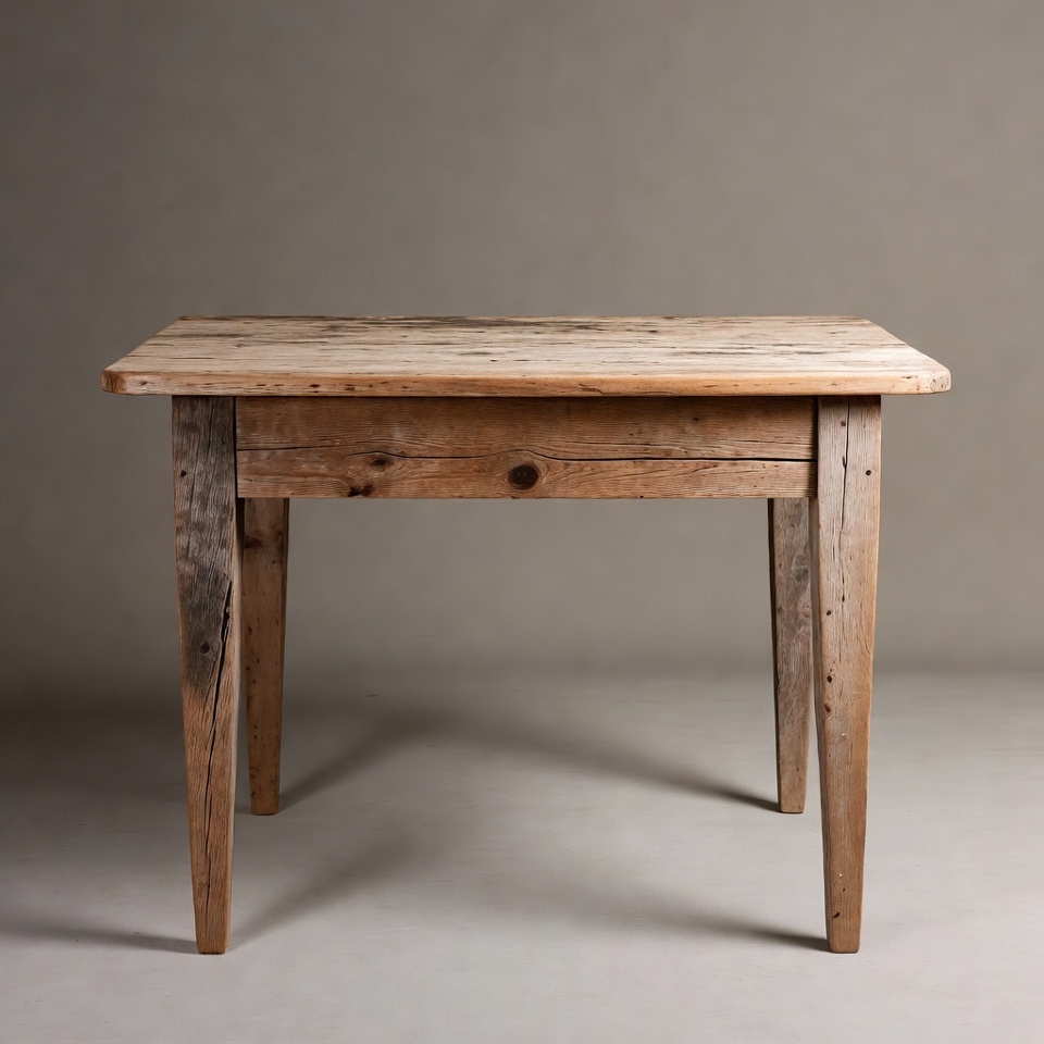 Rustic Wooden Table with Drawer Rustic Wooden Table with Drawer