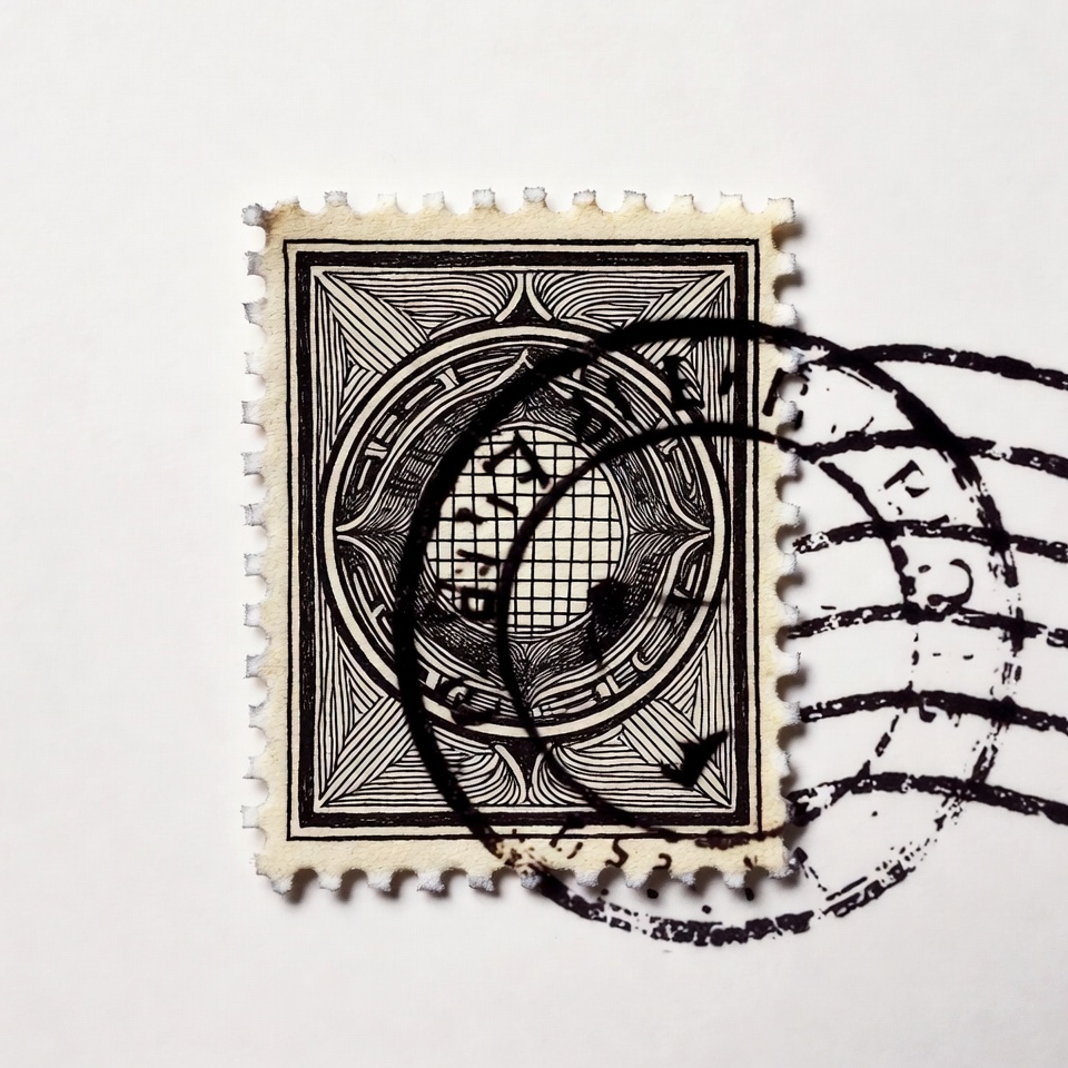 Vintage Used Postage Stamp Vintage Used Postage Stamp