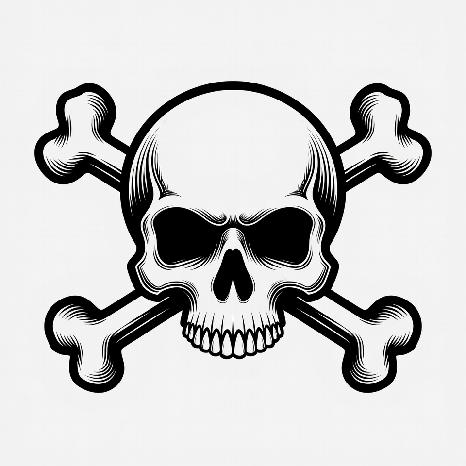 Skull and Crossbones Symbol Skull and Crossbones Symbol