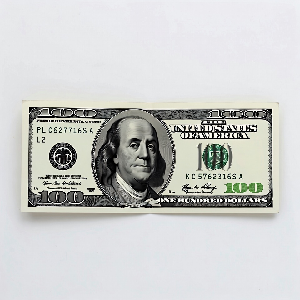 Benjamin Franklin on 100 Dollar Bill Benjamin Franklin on 100 Dollar Bill