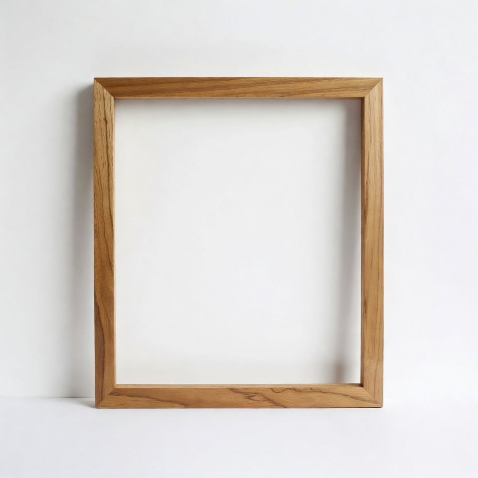 Empty Wooden Picture Frame Empty Wooden Picture Frame