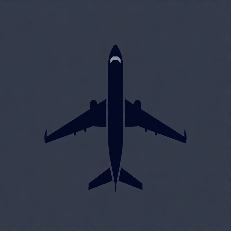 Airplane Icon Top View Airplane Icon Top View