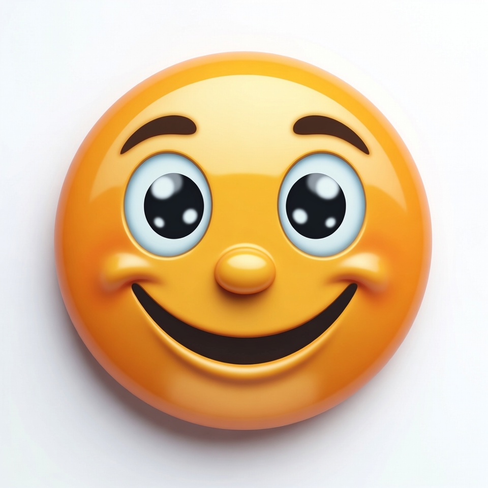 Smiling Yellow Emoji Face Smiling Yellow Emoji Face