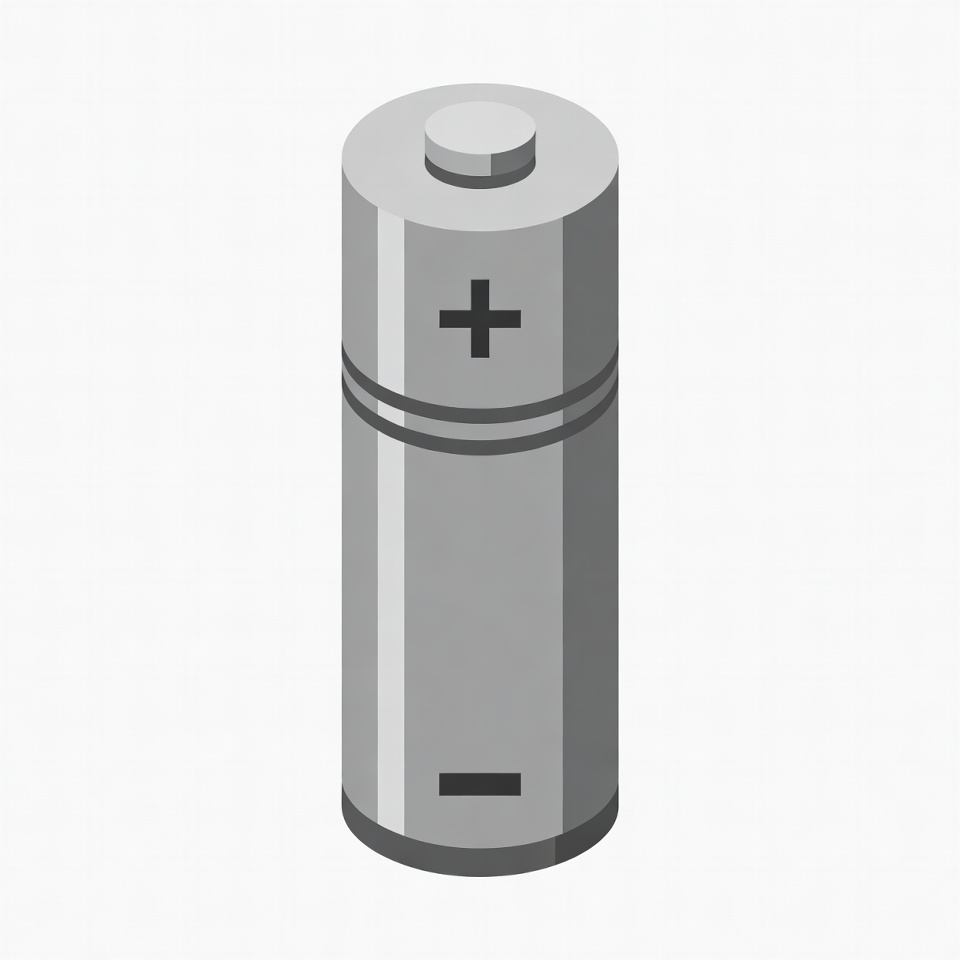 AA Battery Illustration AA Battery Illustration