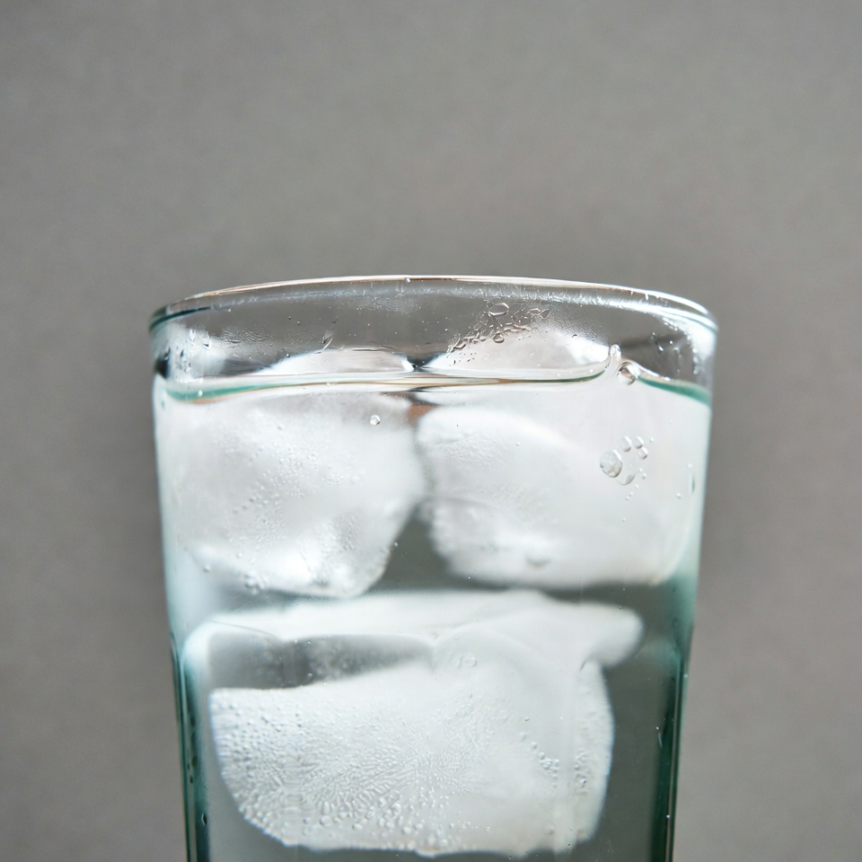 Glass of Water with Ice Cubes Glass of Water with Ice Cubes