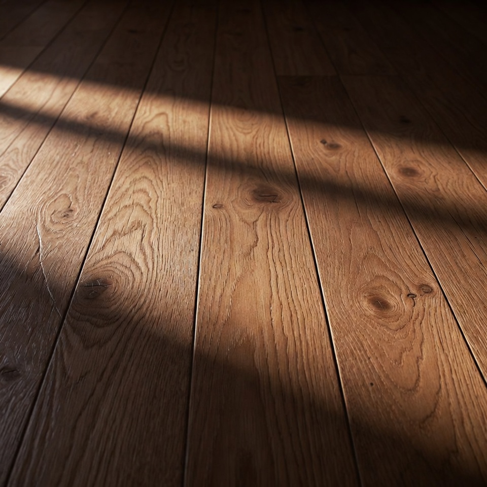 Oak Wood Floor with Sunlight Rays Oak Wood Floor with Sunlight Rays