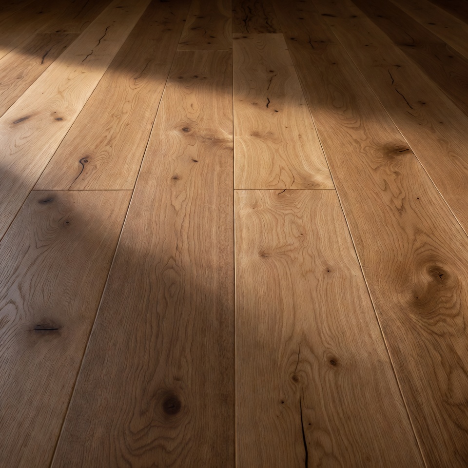 Oak Wood Floor with Sunlight Oak Wood Floor with Sunlight