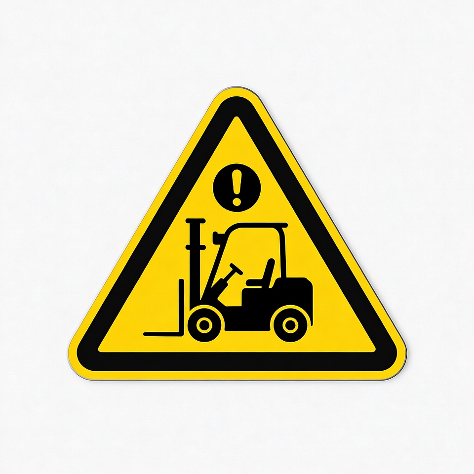 Forklift Warning Sign Forklift Warning Sign